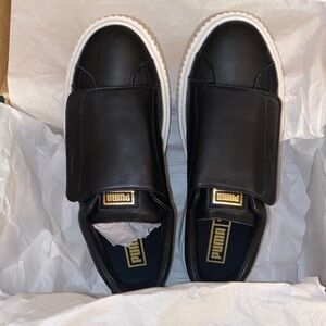 Puma Women’s Black Slip-On Sneakers